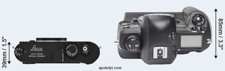 Compare M10-P versus D1X top