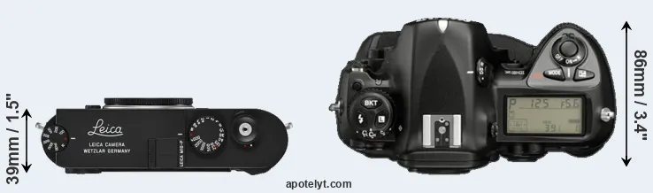 Compare M10-P versus D2X top
