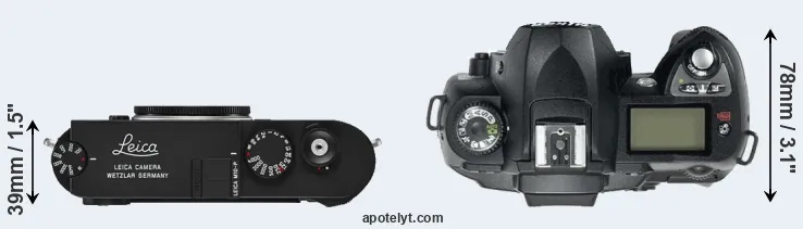 Compare M10-P versus D70 top