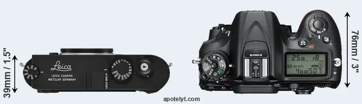 Compare M10-P versus D7200 top