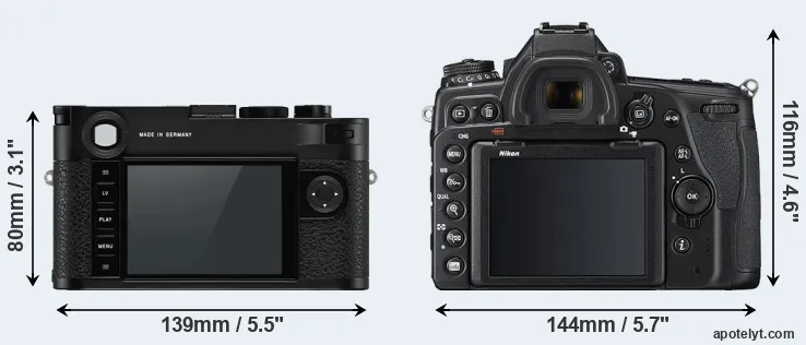 Comparison M10-P or D780 rear