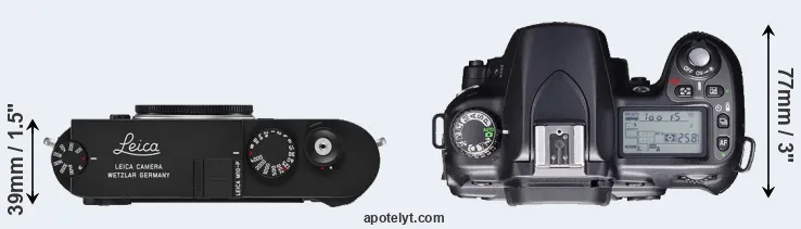 Compare M10-P versus D80 top
