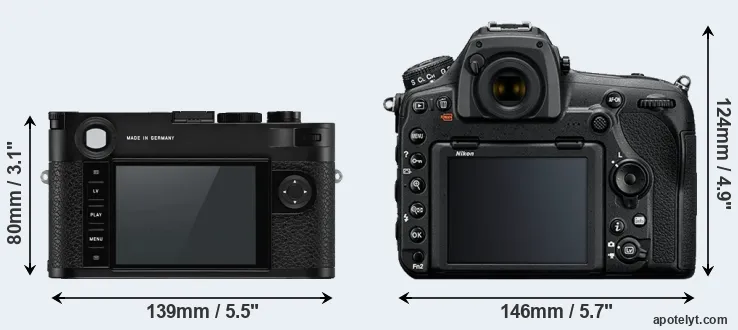 Comparison M10-P or D850 rear