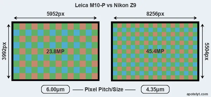 M10-P versus Z9 MP