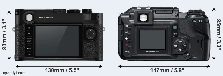 Comparison M10-P or E-300 rear