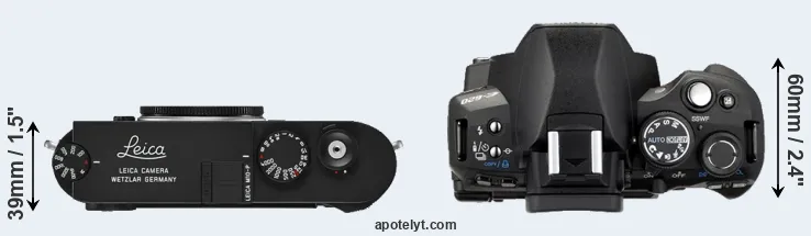 Compare M10-P versus E-620 top