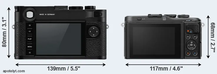 Comparison M10-P or E-PL10 rear