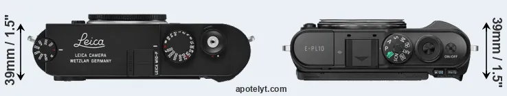 Compare M10-P versus E-PL10 top