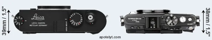Compare M10-P versus E-PL5 top