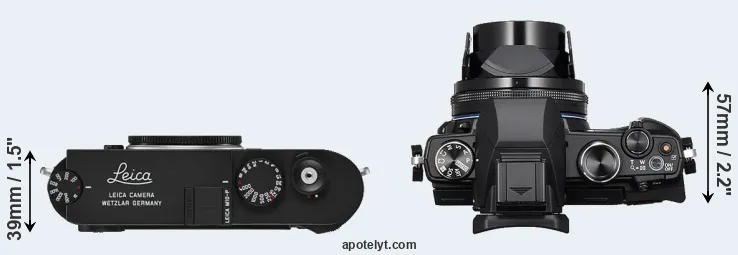 Compare M10-P versus Stylus 1s top