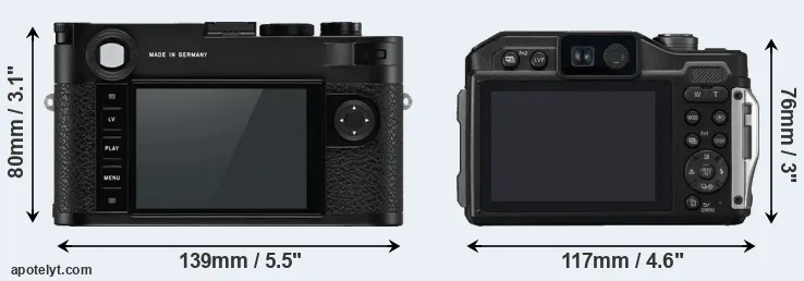 Comparison M10-P or FT7 rear