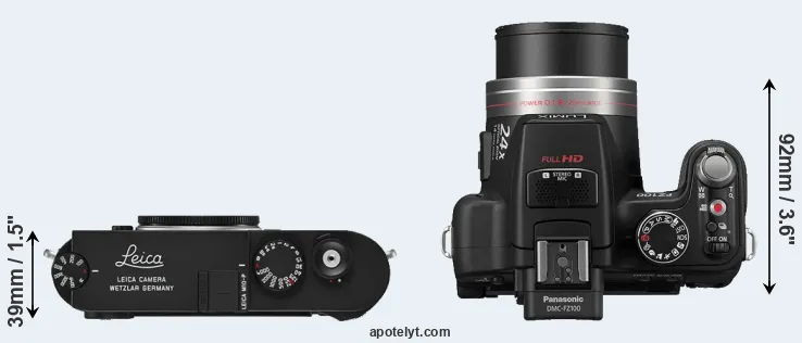 Compare M10-P versus FZ100 top
