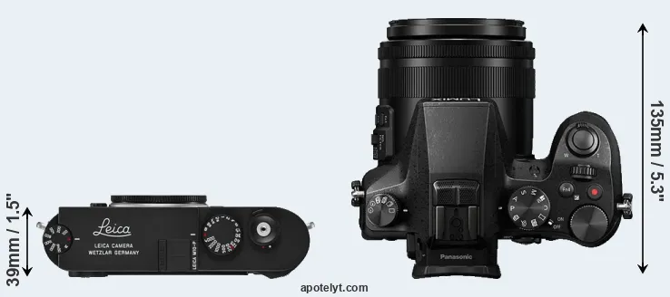 Compare M10-P versus FZ2000 top