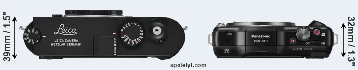 Compare M10-P versus GF3 top