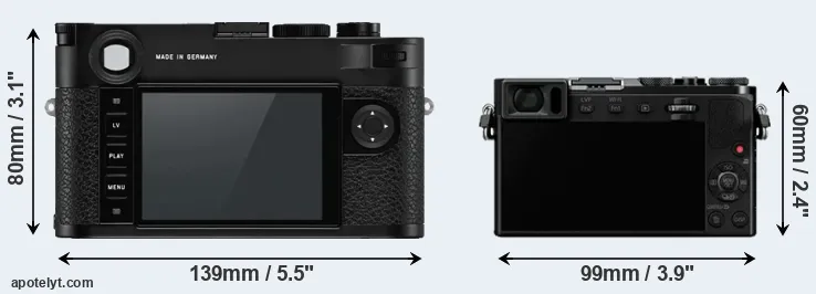 Comparison M10-P or GM5 rear