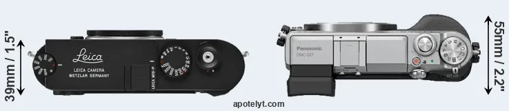 Compare M10-P versus GX7 top