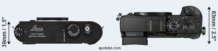 Compare M10-P versus GX8 top