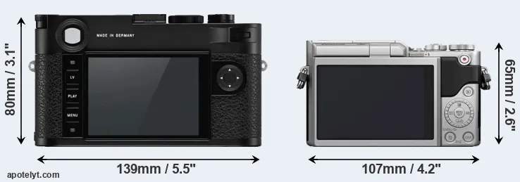 Comparison M10-P or GX850 rear