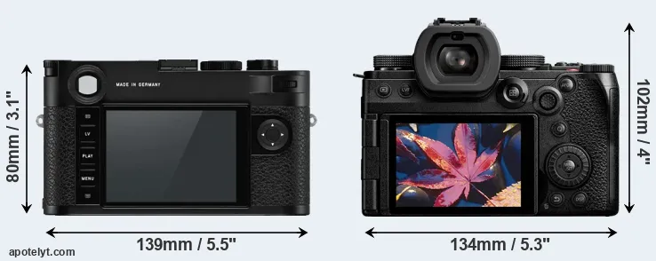 Comparison M10-P or S5 II rear