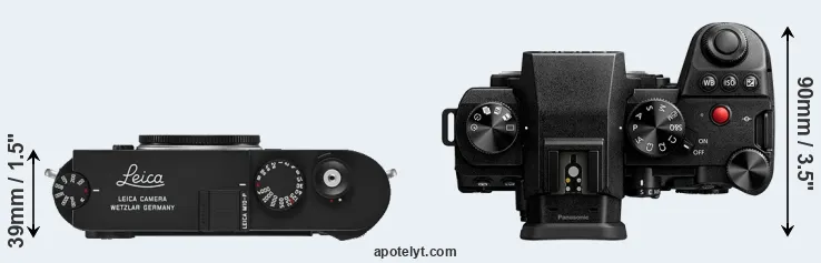 Compare M10-P versus S5 II top