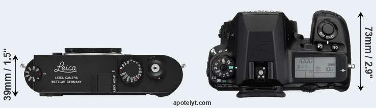 Compare M10-P versus K-5 top