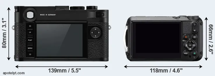 Comparison M10-P or WG-6 rear