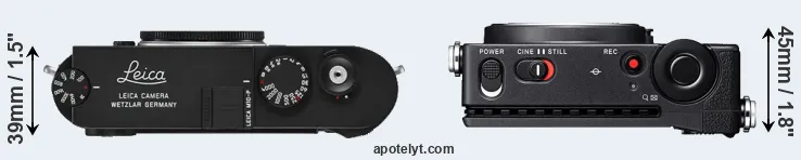 Compare M10-P versus fp L top