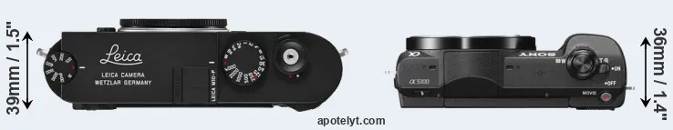 Compare M10-P versus A5100 top