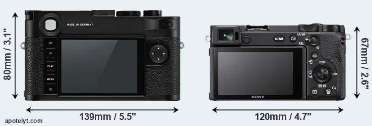 Comparison M10-P or A6600 rear