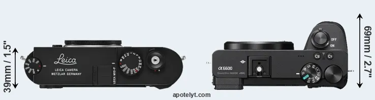 Compare M10-P versus A6600 top