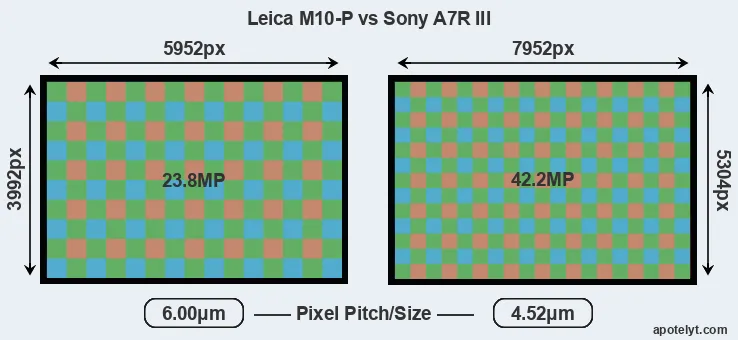 M10-P versus A7R III MP