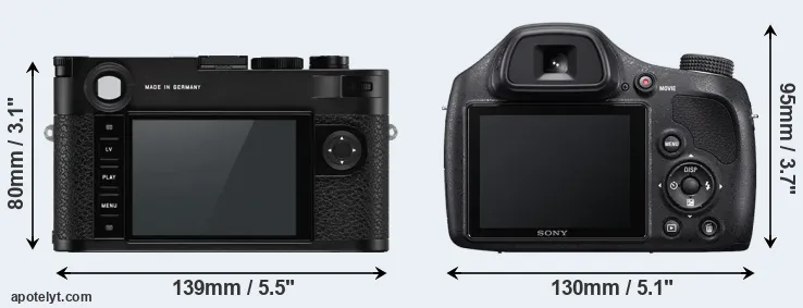 Comparison M10-P or H400 rear