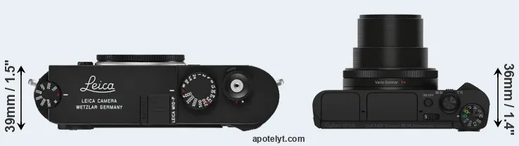 Compare M10-P versus HX90V top