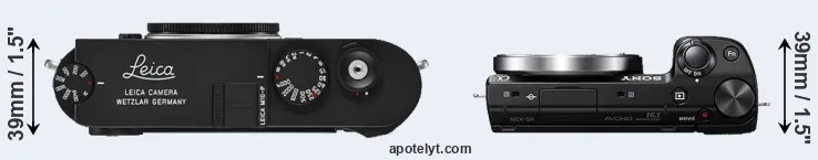 Compare M10-P versus NEX-5R top