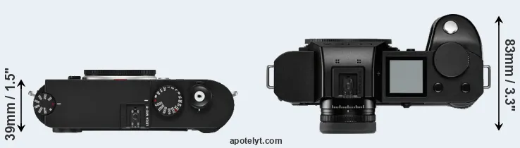 Compare M10-R versus Leica SL2-S top