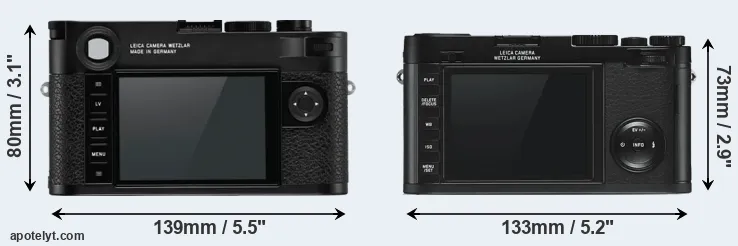 Comparison M10-R or X Typ 113 rear