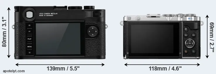 Comparison M10-R or E-P7 rear