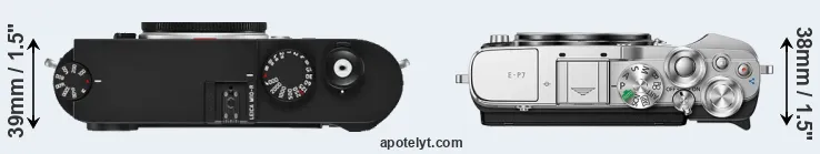 Compare M10-R versus E-P7 top
