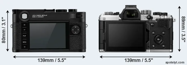 Comparison M10-R or OM-3 rear
