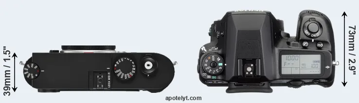 Compare M10-R versus K-5 II top