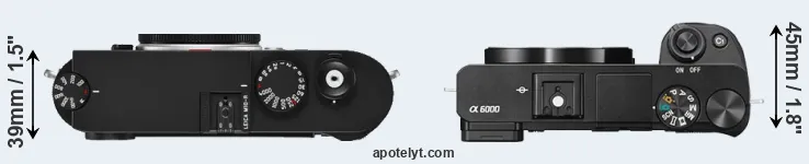 Compare M10-R versus A6000 top