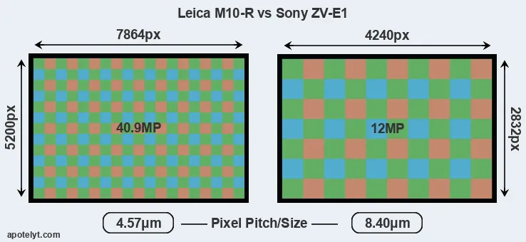 M10-R versus ZV-E1 MP