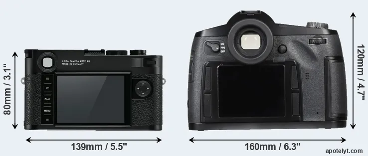 Comparison M10 or S Typ 007 rear