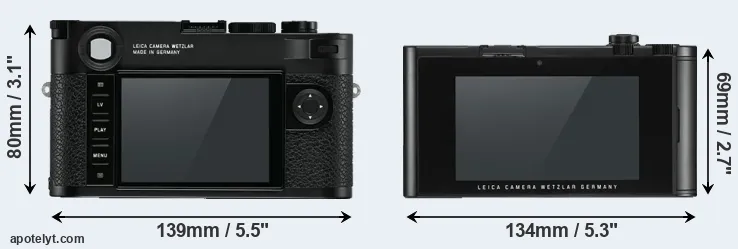 Comparison M10 or TL2 rear