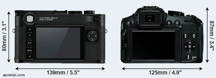 Comparison M10 or V-LUX 4 rear