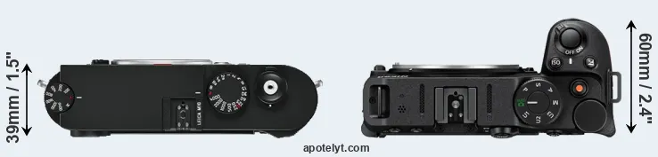 Compare M10 versus Z30 top
