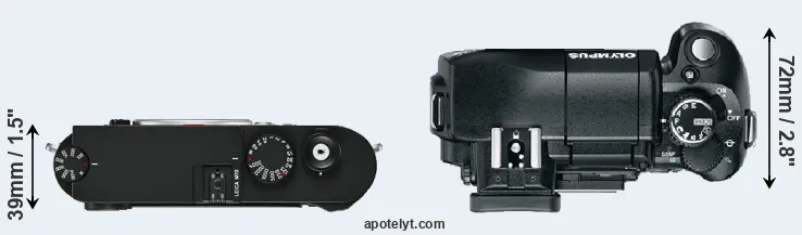 Compare M10 versus E-330 top