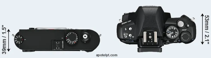 Compare M10 versus E-450 top
