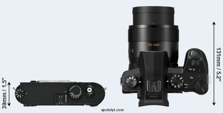 Compare M10 versus FZ1000 II top