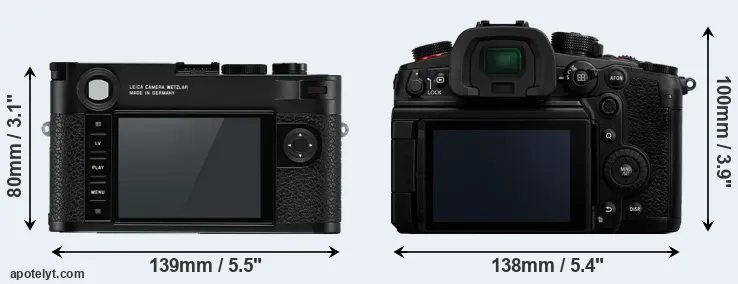 Comparison M10 or GH6 rear